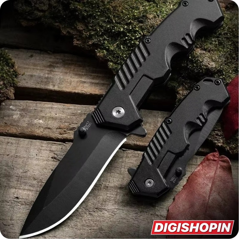 PEGASI Pisau Lipat Tactical Folding Knife Survival Camping EDC boxer