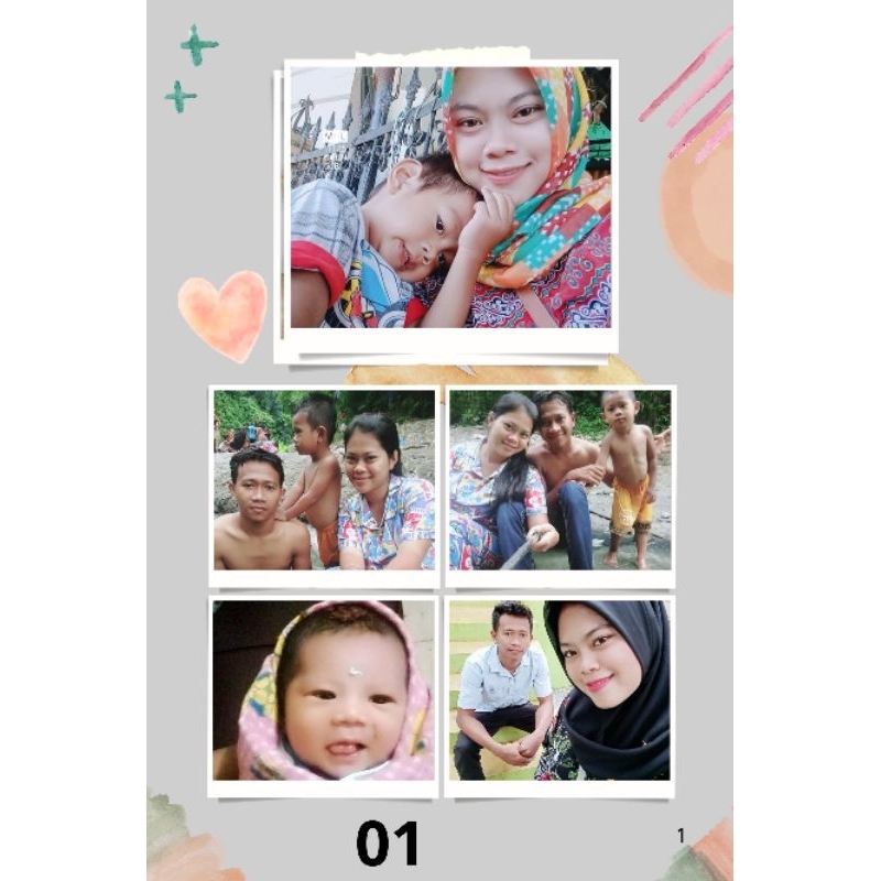 1 pcs cetak foto ukuran 4r glossy