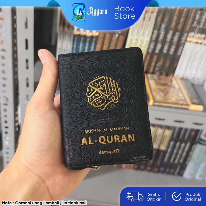 Al-Quran Mushaf Al-Madinah Saku - Resleting - MUSHAF MADINAH Ukuran Saku A7 - Darsyafii