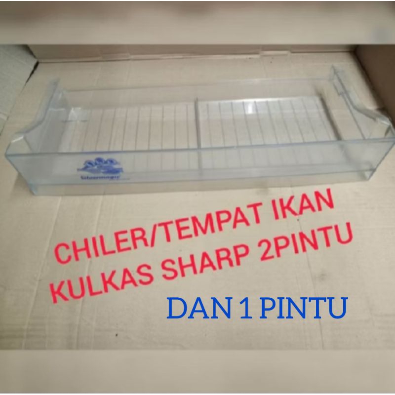 CHILLER.RAK IKAN ATAU DAGING KULKAS SHARP 1 ATAU 2 PINTU.SECOND ORIGINAL