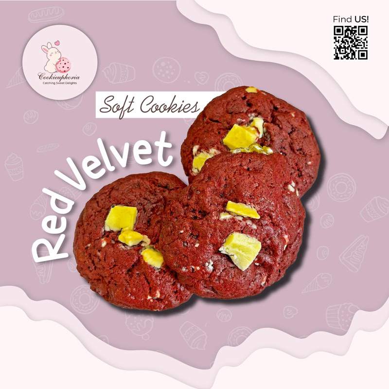 

Soft Cookies Red Velvet Cheese