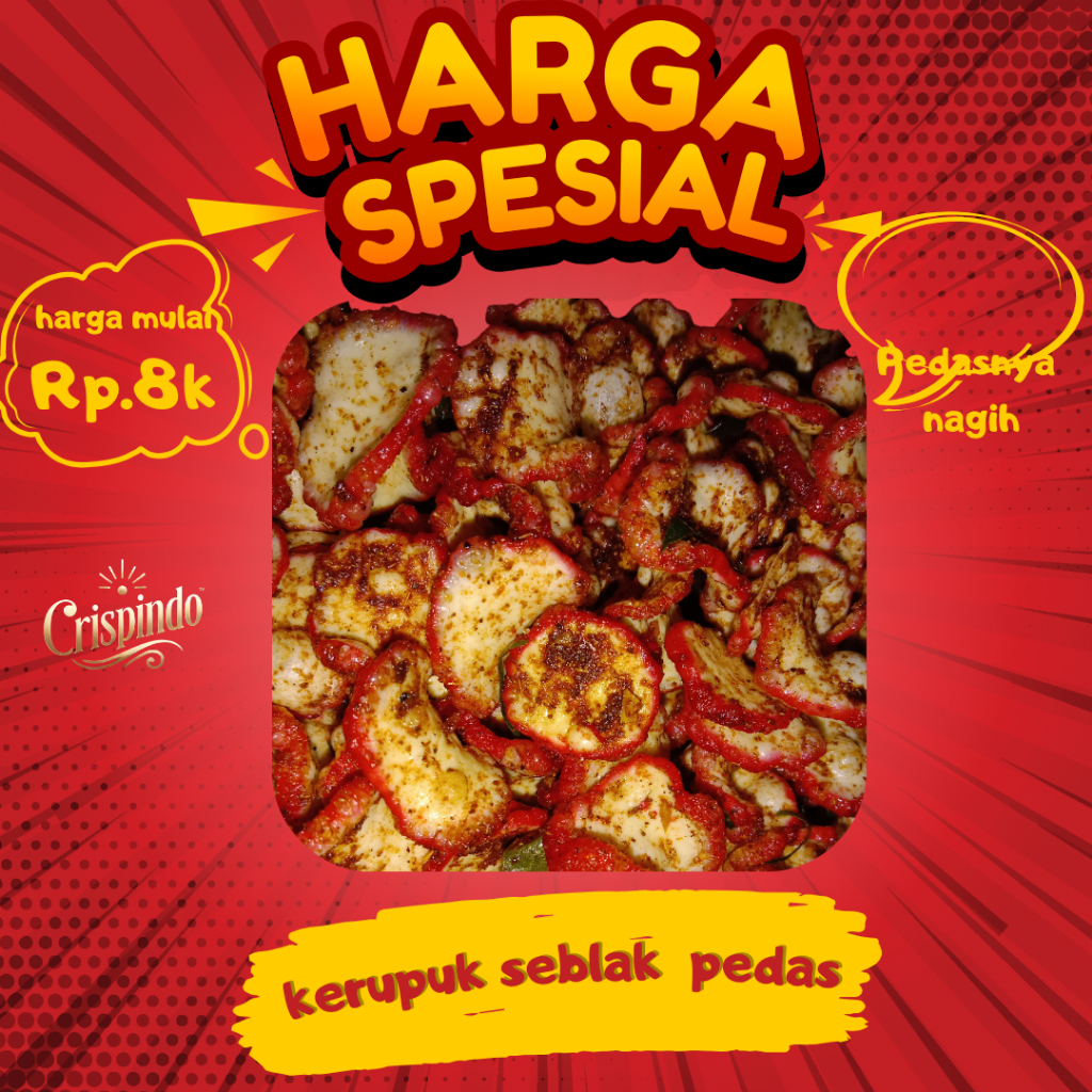 

Kerupuk Seblak Kering Pedas Daun Jeruk 250gr (crispindo)