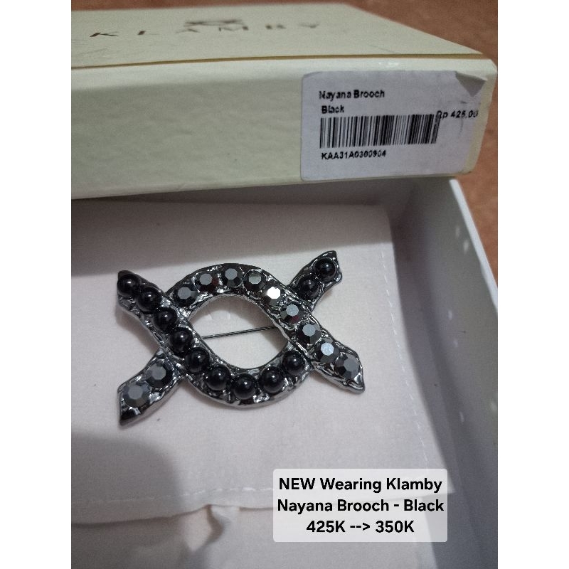 NEW Wearing Klamby Brooch