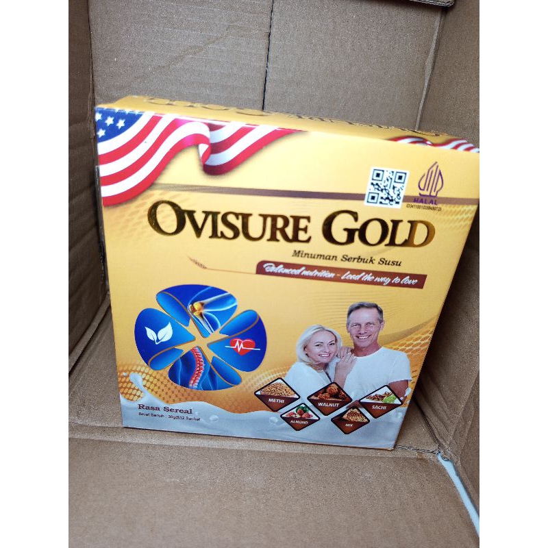 

OVISUREGOLD Susu Diabetes & Gizi Tulang Sendi 4Box