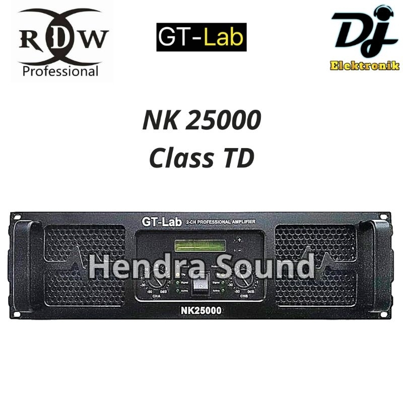 GT LAB ● NK 25000 / NK25000 PRO - Power Amplifier (2 channel) RDW