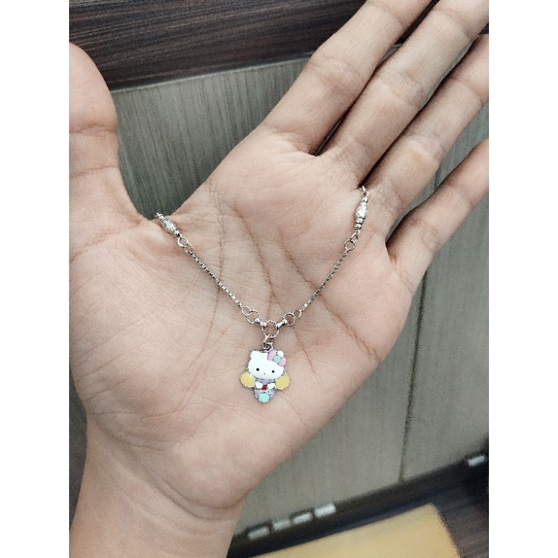 Kalung Anak Hello Kitty Perak 925 Asli