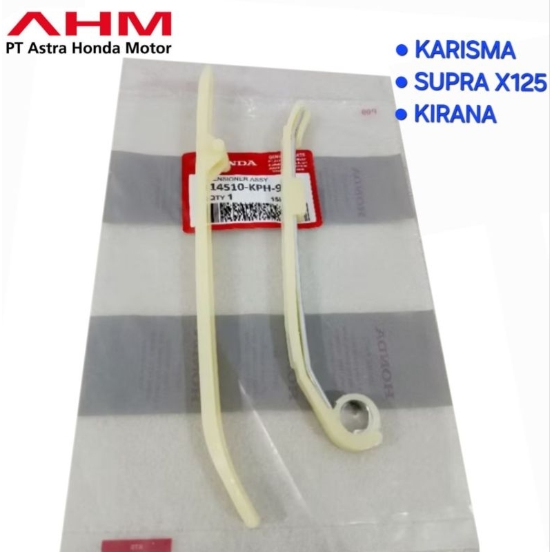 KARET LIDAH TENSIONER KETENG KARISMA SUPRA X125 KIRANA ORIGINAL AHM