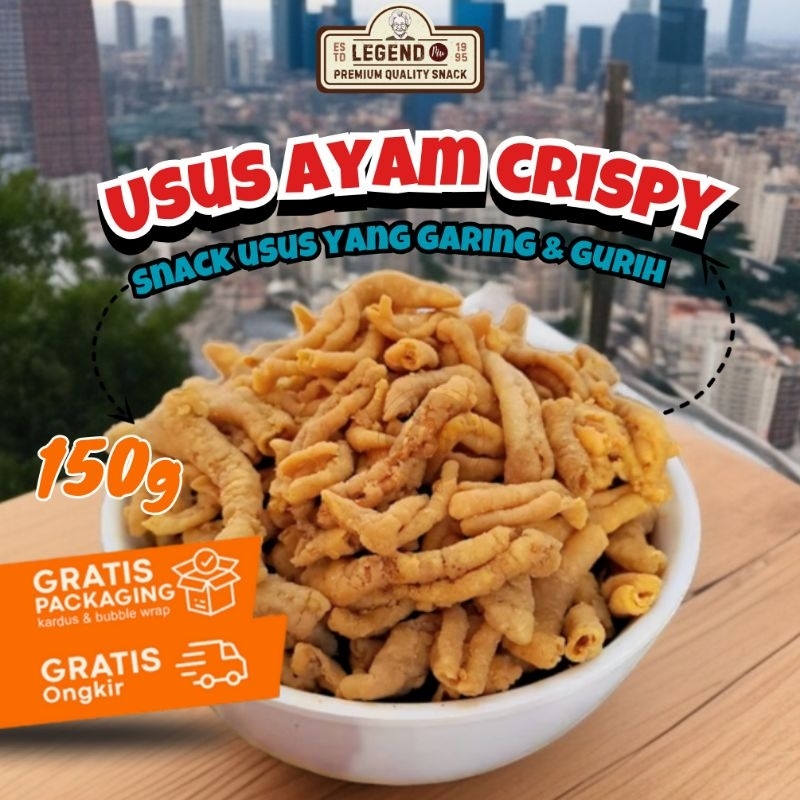

Usus crispy, snak garing gurih 150gram