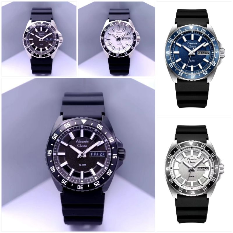 AC6541 Jam Tangan Pria Alexandre Christie AC 6541 Original