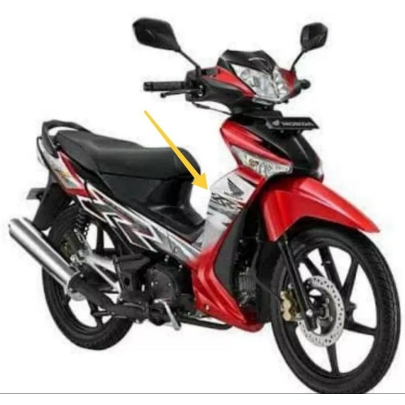 FULL SET COVER SAYAP KANAN KIRI HONDA SUPRA X 125 BATMAN LOVER ANGIN DAN SIRIF WARNA MERAH MARUN