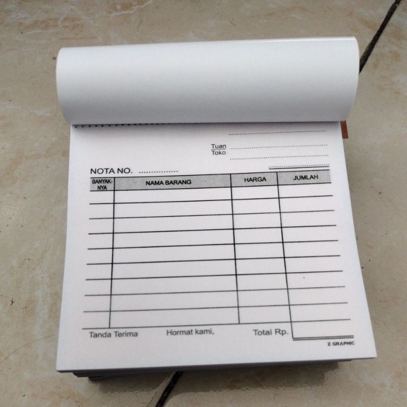 

Nota Mini 1 Ply Termurah 8x10 cm