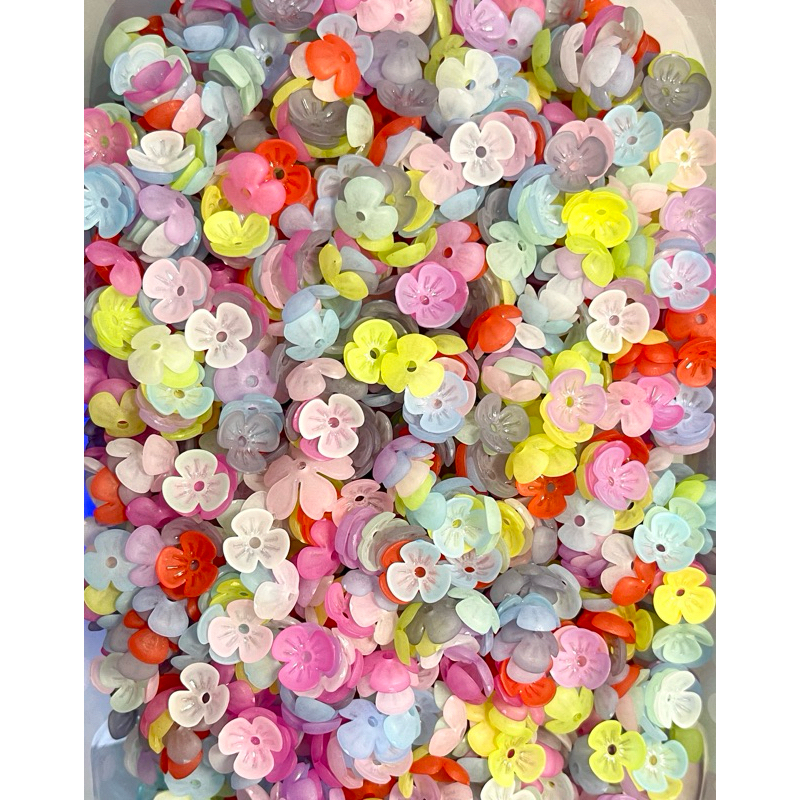 manik kelopak mini kelopak 3 doff akrilik