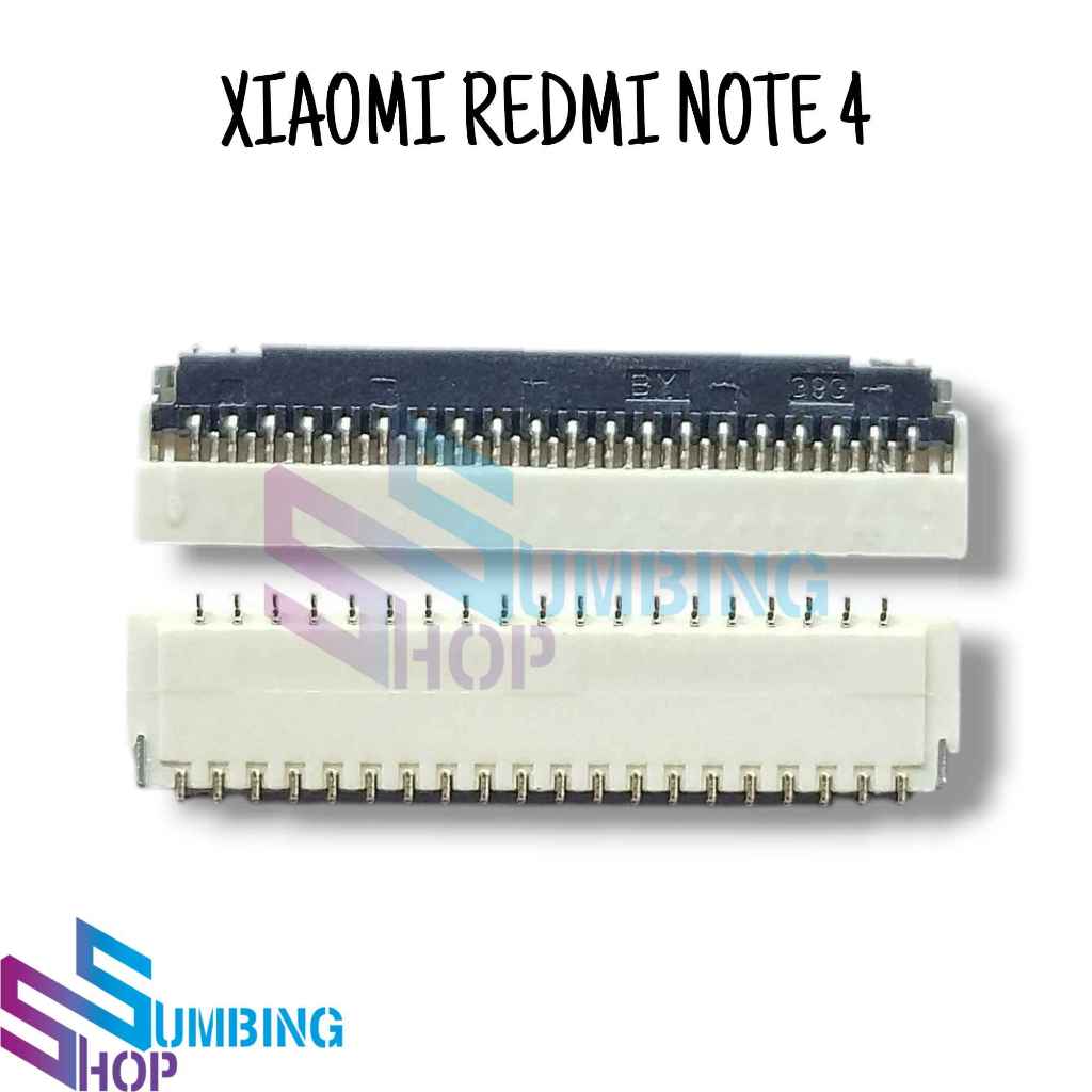 Konektor Lcd Soket Connector Lcd Fpc Xiaomi Redmi Note 4