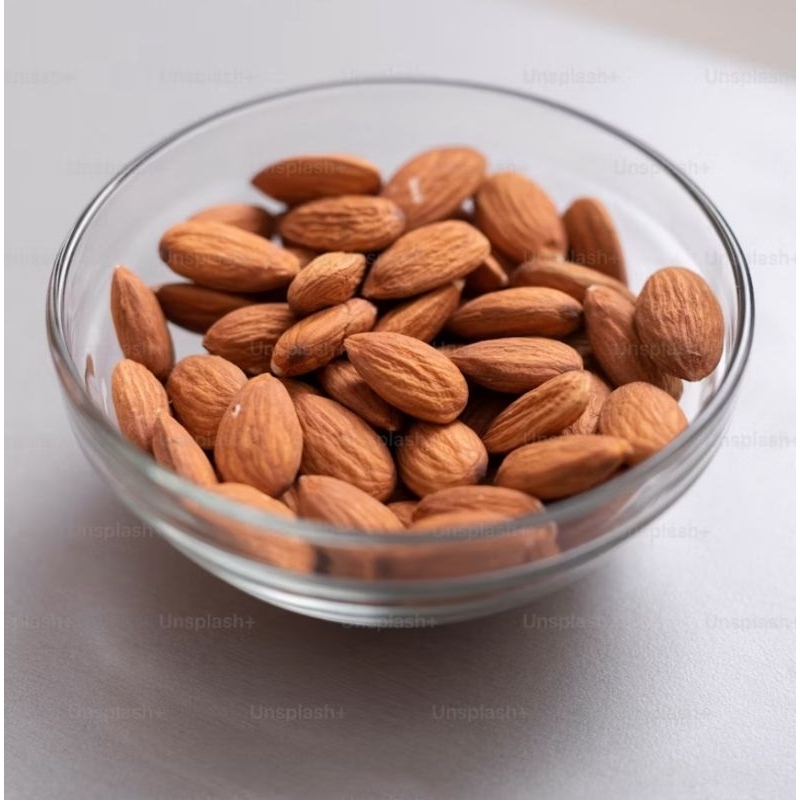 

KACANG ALMOND UTUH PANGGANG 500GR/ROASTED WHOLE ALMOND 500GR RASA ORIGINAL