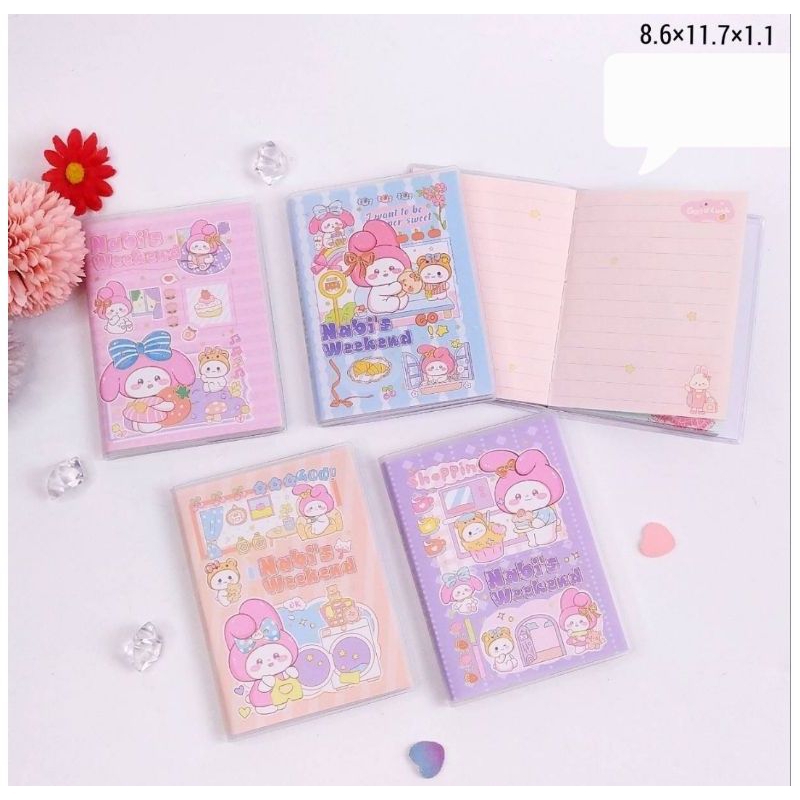 

Notebook A7 Premium Karakter Melody/Girl 80lembar Plus Sampul