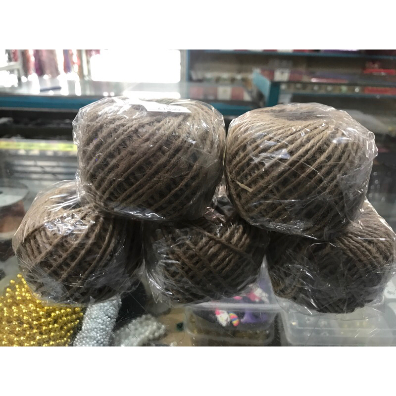 

Jual Tali Rami / Tali goni /Tali Rami Coklat Ikat