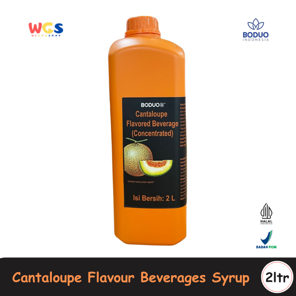 

BODUO Cantaloupe Flavored Syrup 2L – Rasa Melon Asli untuk Minuman Kekinian!