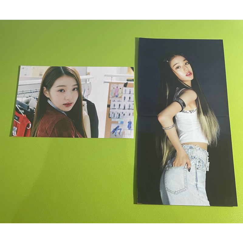 official postcard poster mini wonyoung ive