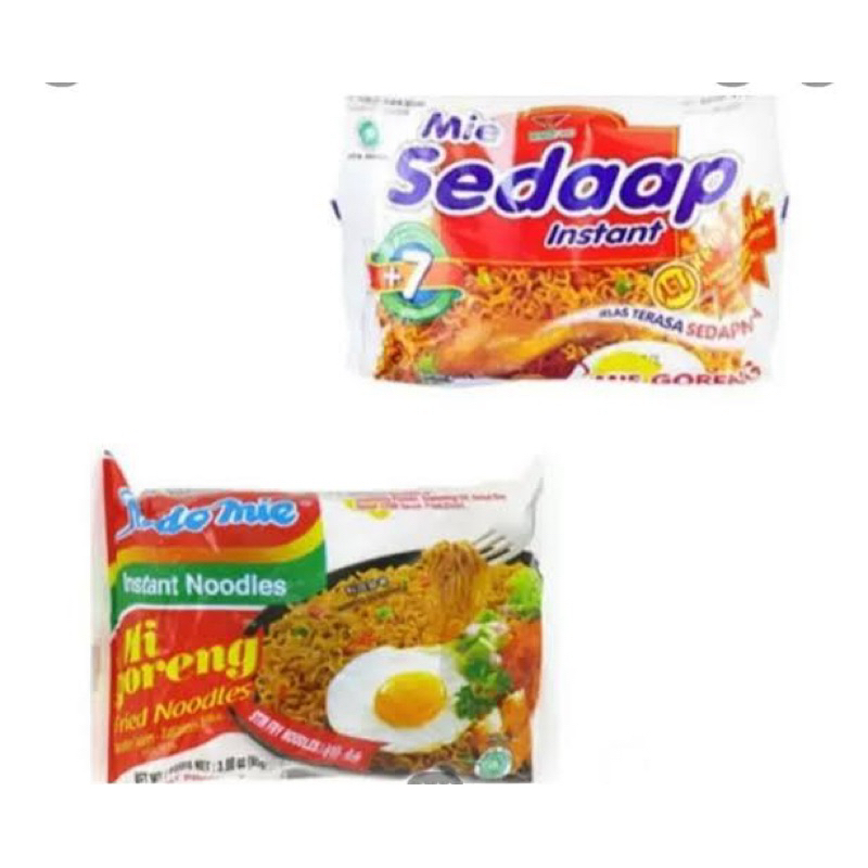 

INDOMIE & SEDAAP GORENG DUS