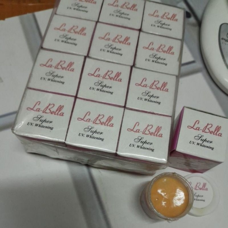 12 Pcs Labella Pink Cream Wajah Original