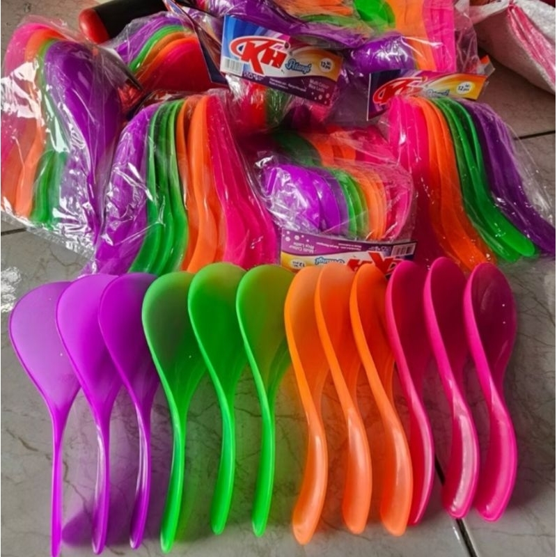 12pcs-Centong Pelangi KH/Centong Nasi KH