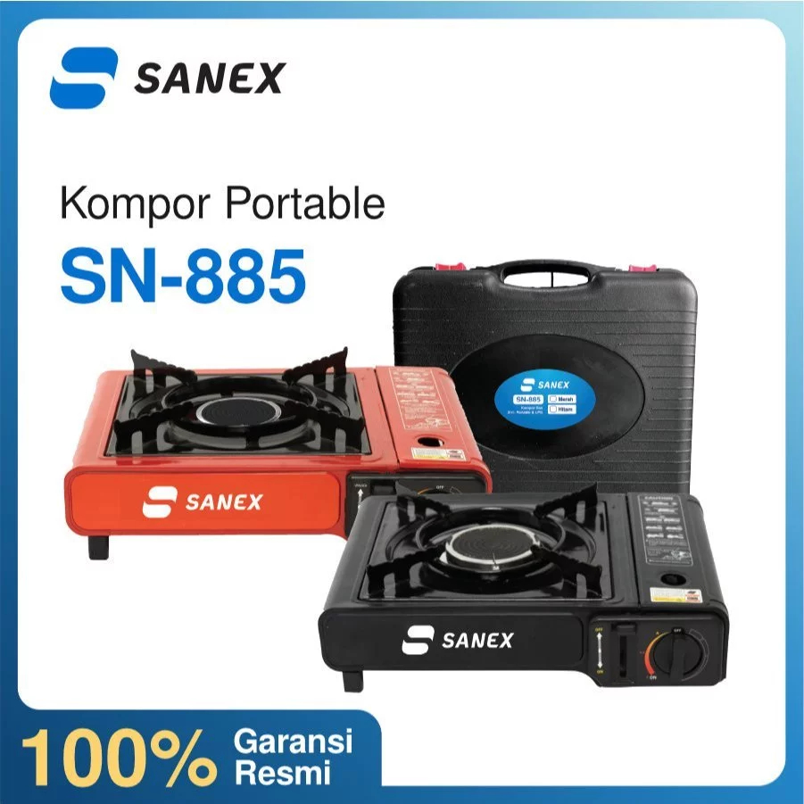 Sanex Kompor Gas Portable SN-885 ORIGINAL / Kompor Gas Portable ORIGINAL