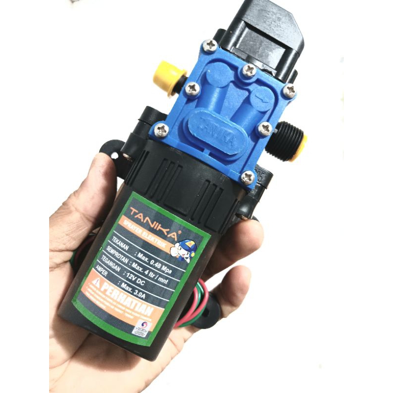 Dinamo Sprayer Elektrik Pompa DC 12 Volt Tanika Semprotan Kabut Halus