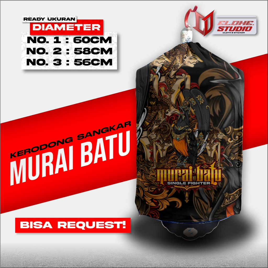 Kerodong Sangkar Bulat Murai Batu Custom MURAI BATU bisa request