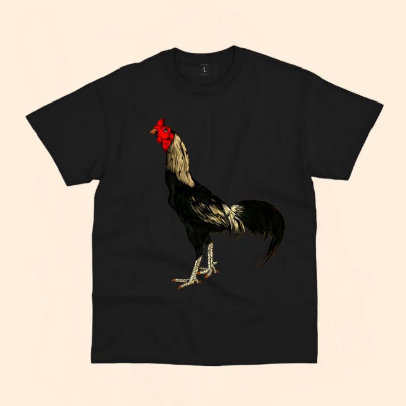 baju kaos anak karakter ayam Bangkok free nama