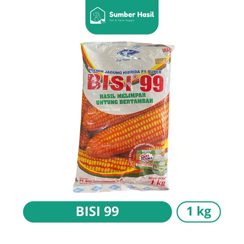 BENIH JAGUNG BISI99 1KG BIBIT JAGUNG BISI 99 CAP KAPAL TERBANG BISI ORIGINAL