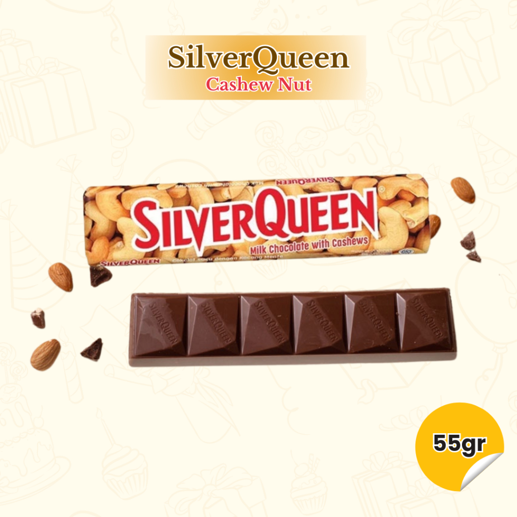 

(Tambahan) Cokelat SilverQueen Cashew Nut Original 55Gr