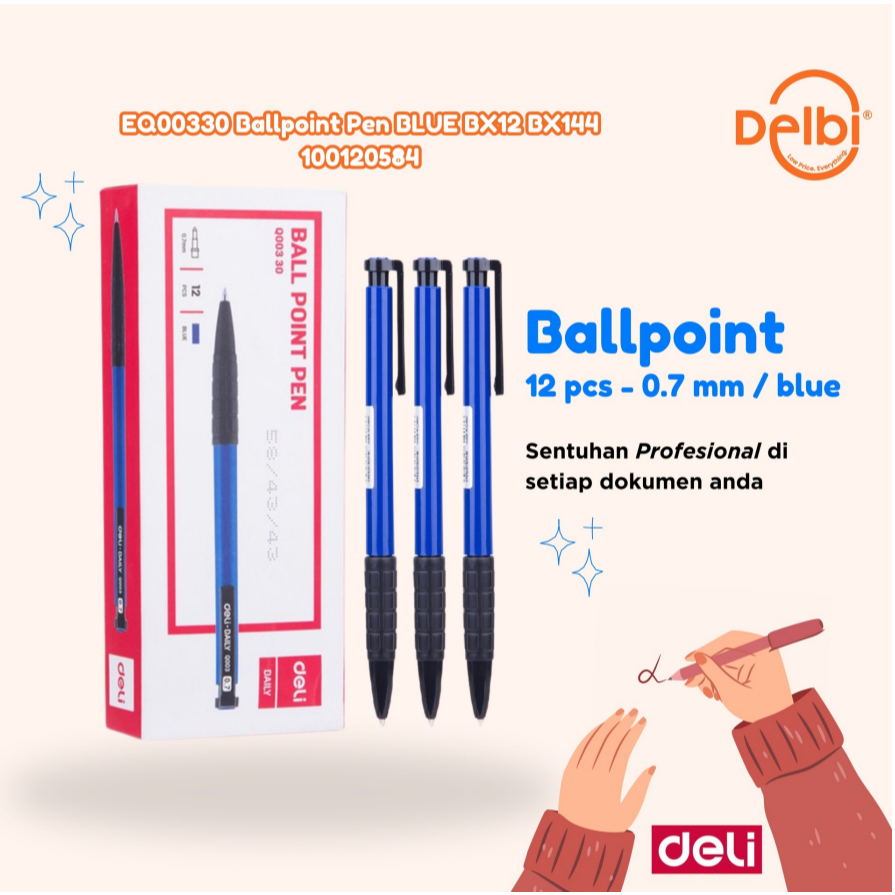 

EQ00330 Ballpoint Pen BLUE
