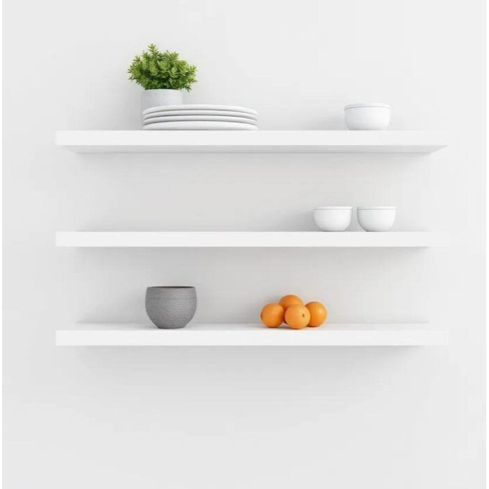 RAK AMBALAN DINDING MINIMALIS AESTHETIC HIASAN KAMAR/RUANG TAMU TANPA BOR FREE PAKU