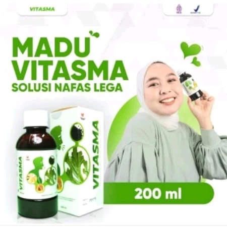 

PROMO!!! Vitasma Madu Herbal Asli Obat Batuk Asma Sesak Nafas Batuk