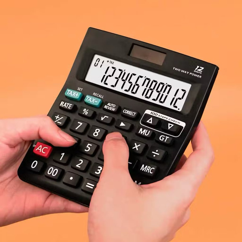 

Kalkulator Dagang 12 digit Citizen CT 120 T - Calculator 12 Digit CT-120T