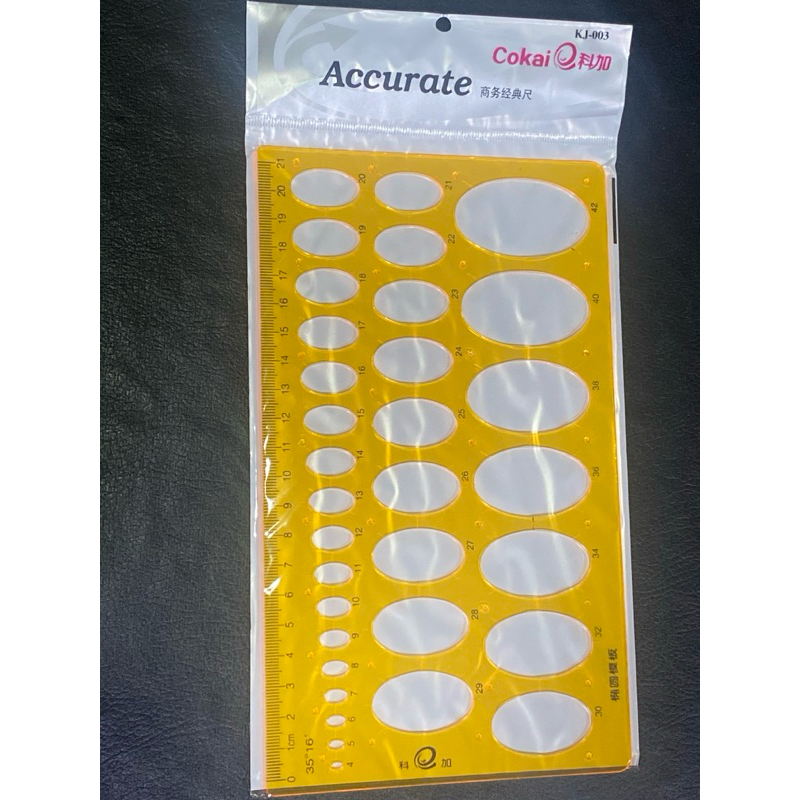 

Penggaris Oval Accurate 21cm pengaris