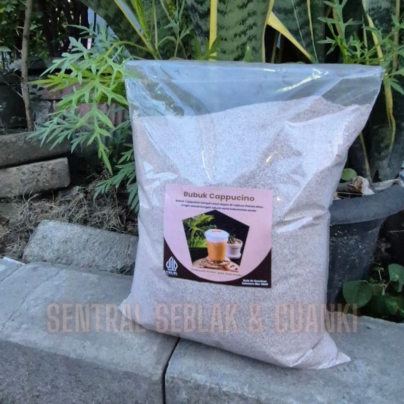 

Cappucino bubuk & choco crunch 1kg free packing kardus + bubllewarp