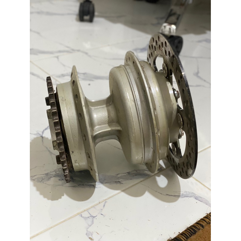 tromol belakang KE125 kawasaki ke125 original custom cakram