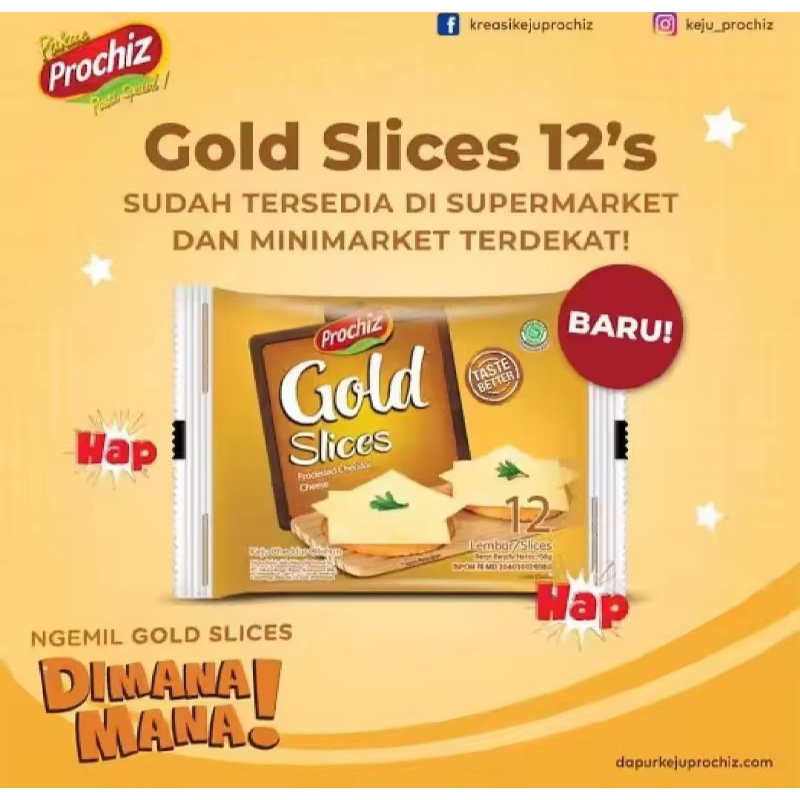 

PROCHIZ GOLD SLICE ISI 12 PROMO !!