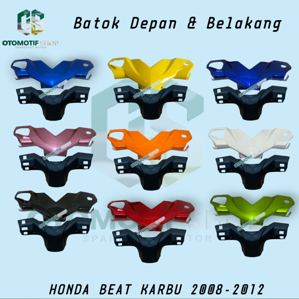 Batok Kepala Depan Belakang Honda Beat Karbu Lama /Front Handle/Rear Handle Beat Carbu Old 2008-2012