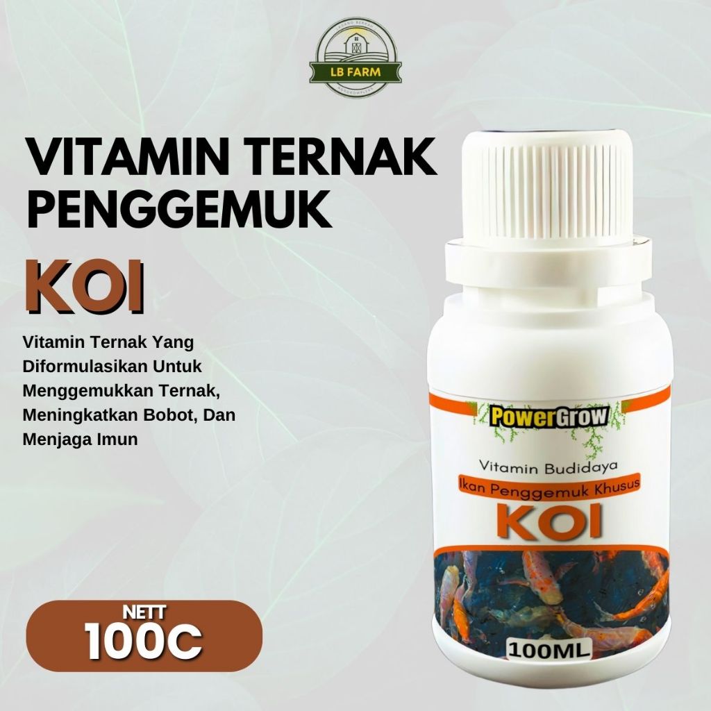Vitamin Booster Ikan KOi Vitamin Ikan Kou Penambah Bobot Vitamin Ikan Koi Agar CEpat Tumbuh Besar