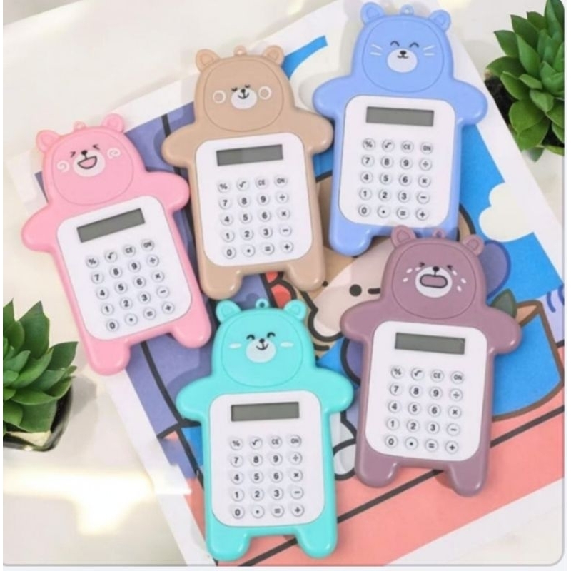 

EJ25-Kalkulator Mini Motif Beruang Lucu