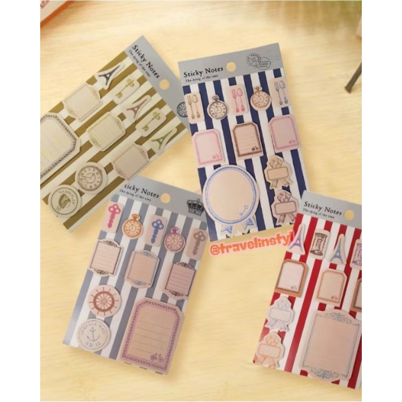 

Sticky Notes - Memo Stick - Stick Note - Sticker Journal - Vintage Paris