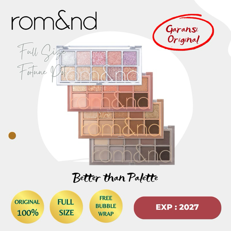 [READY] RMND Better Than Palette Eyeshadow - Romand Eyeshadow Palette