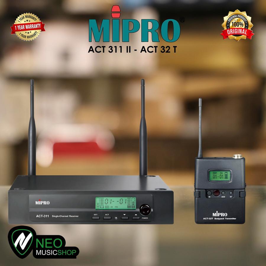Mipro ACT 311 II - ACT 32 T UHF Analog Single-Channel Receiver