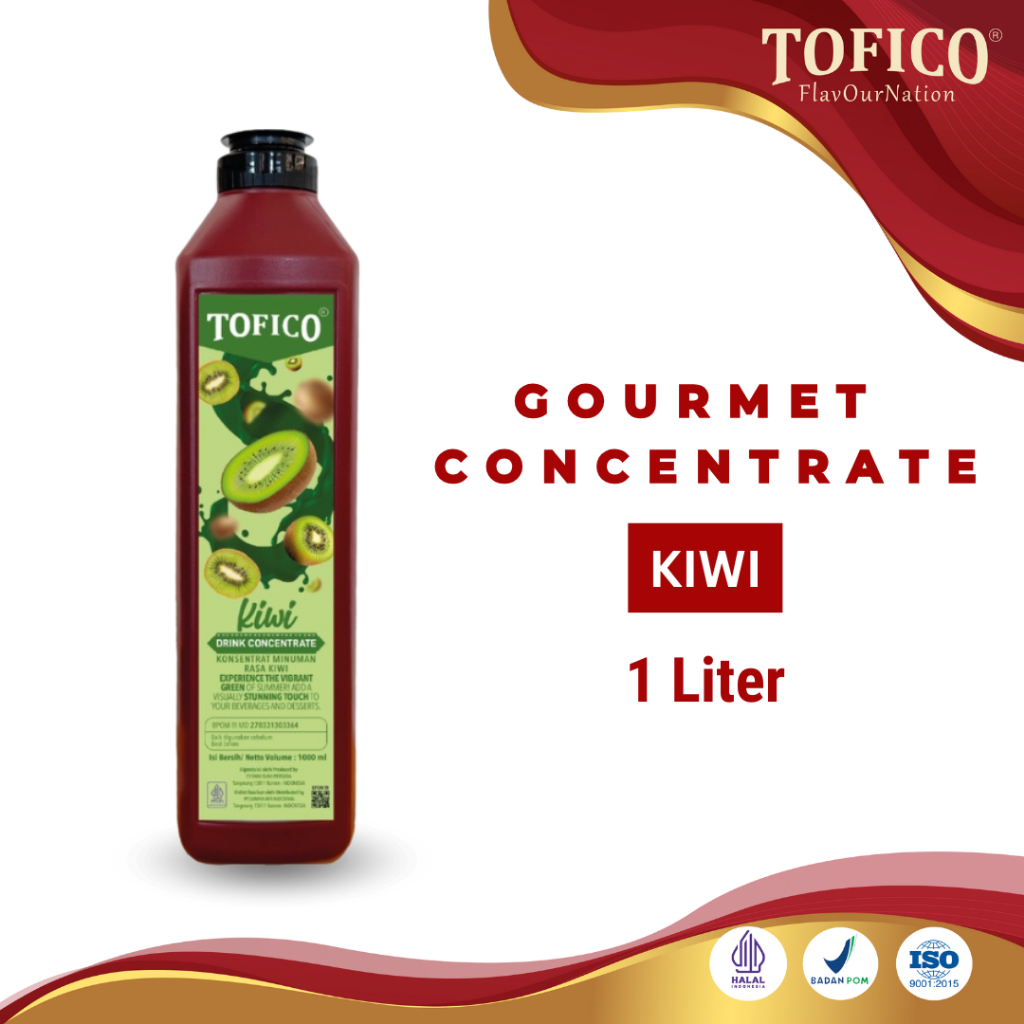 

Kiwi Drink Concentrate Tofico / Konsentrat Minuman Rasa Kiwi / Tofico Gourmet Concentrate