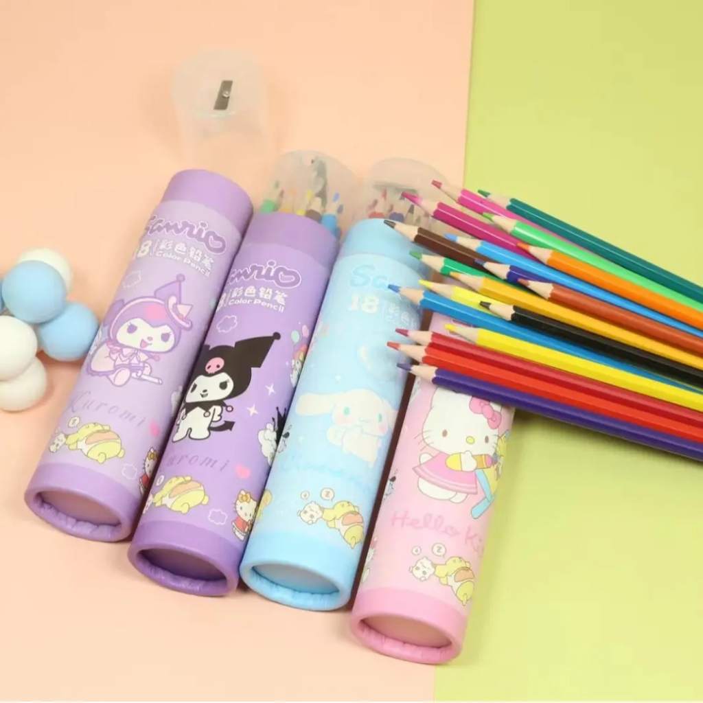 

Pensil Warna Kayu Lengkap Tabung Sanri-o
