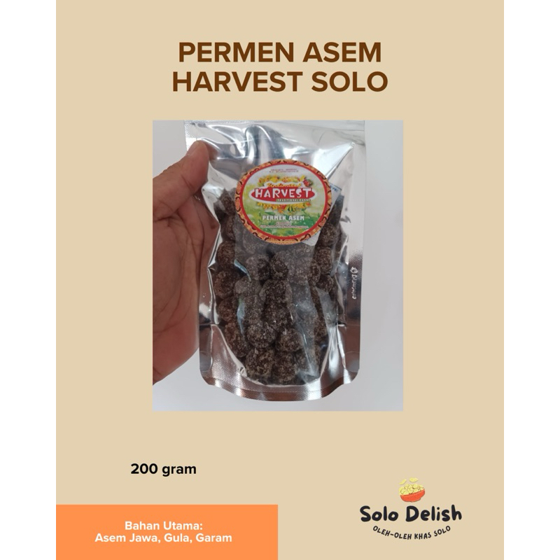 

Permen Asem Harvest Solo. 200 gram