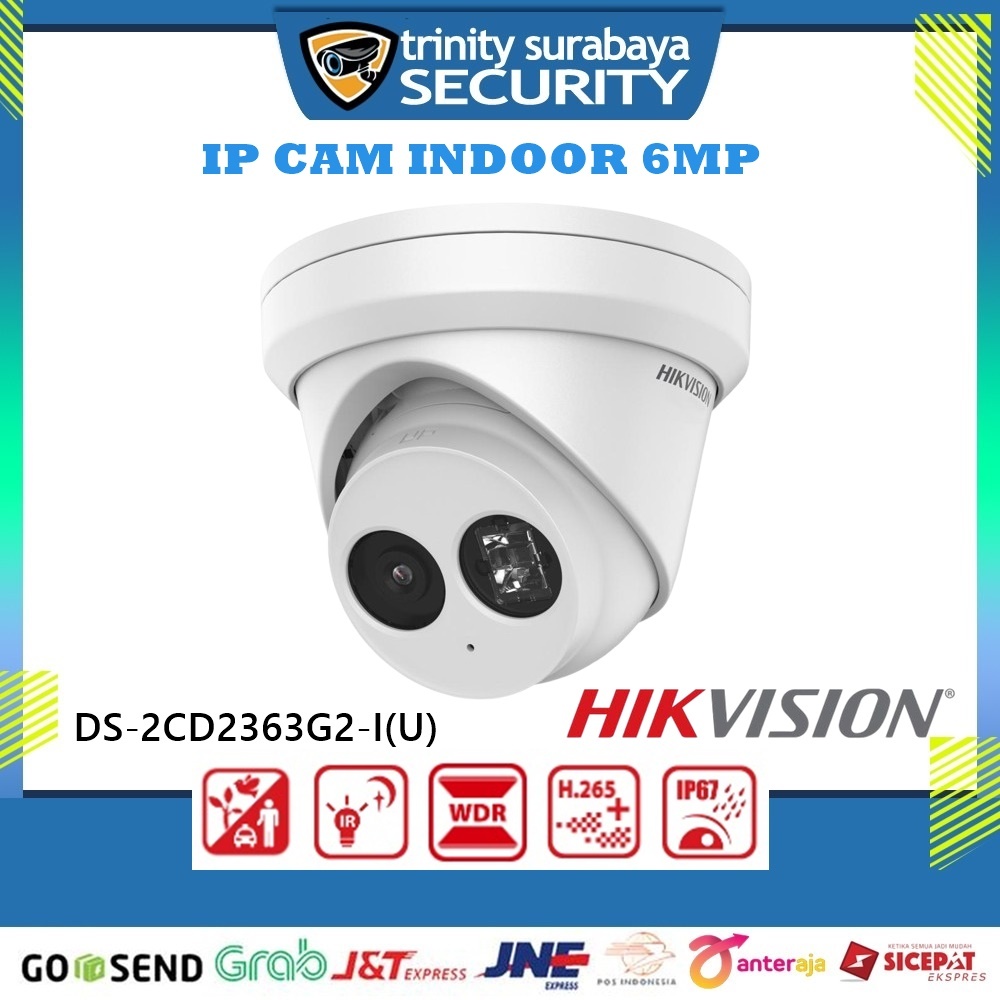 Ip Cam Hikvision Indoor 6mp Audio DS-2CD2363G2-IU