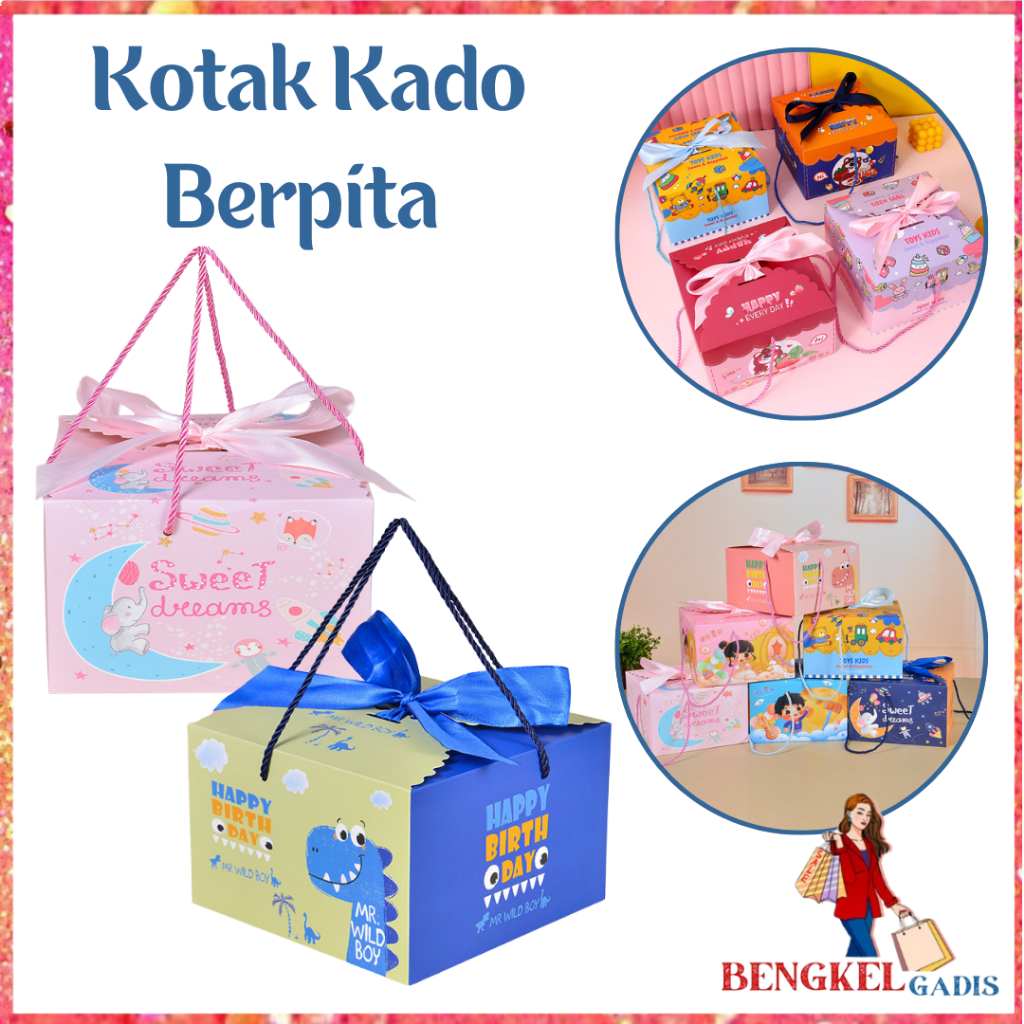 

HC Goodie Bag Ulang Tahun Anak Motif Kartun Kotak Kado Berpita Tas Bingkisan Hadiah Hampers Ulang Tahun Anak Paper Bag Snack Karakter Kotak Souvenir Box Kue Tentengan Souvenirs Party Supplies